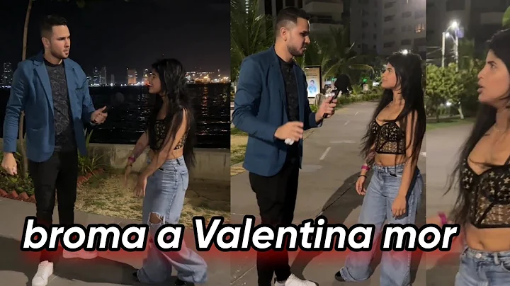 el reportero silva entrevista a Valentina mor