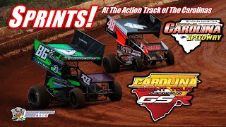 SPRINTS! Carolina Sprint Tour At Carolina Speedway | 2024 | Full Race  Heats  Dash  Feature