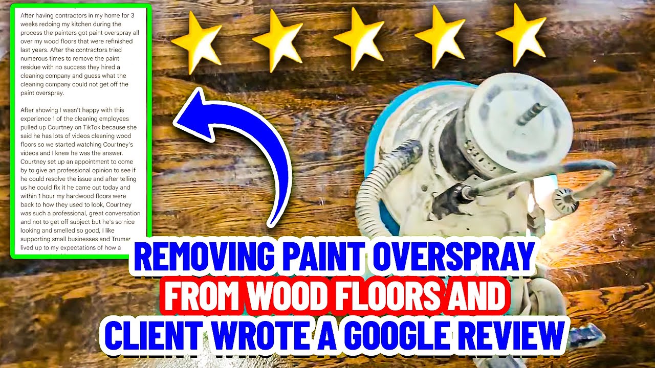 Removing Paint Overspray From Wood