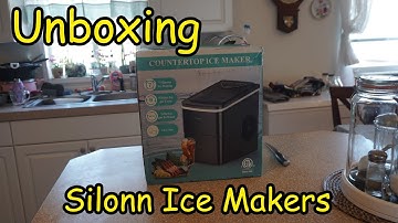 Silonn Ice Makers Countertop Unboxing and testing