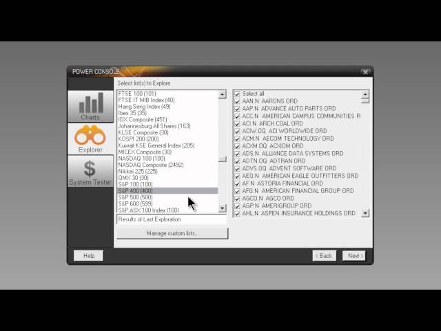 Ibex Charting System