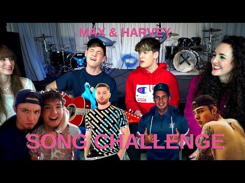MAX & HARVEY (UK) Try To Sing GERMAN SONGS! (DieLochis, Mike Singer, Pietro Lombardi, Bausa)