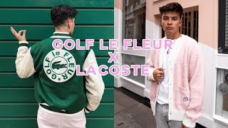 golf wang x lacoste cardigan