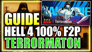 Terrormaton F2P 100% Hell IV Guide - 4 5-Stars, 4 SRs - No Apex Units ⁂ Etheria Restart