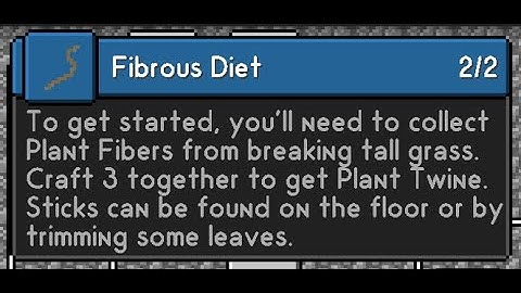 SevTech Ages: Age 0 - Fibrous Diet Achievement