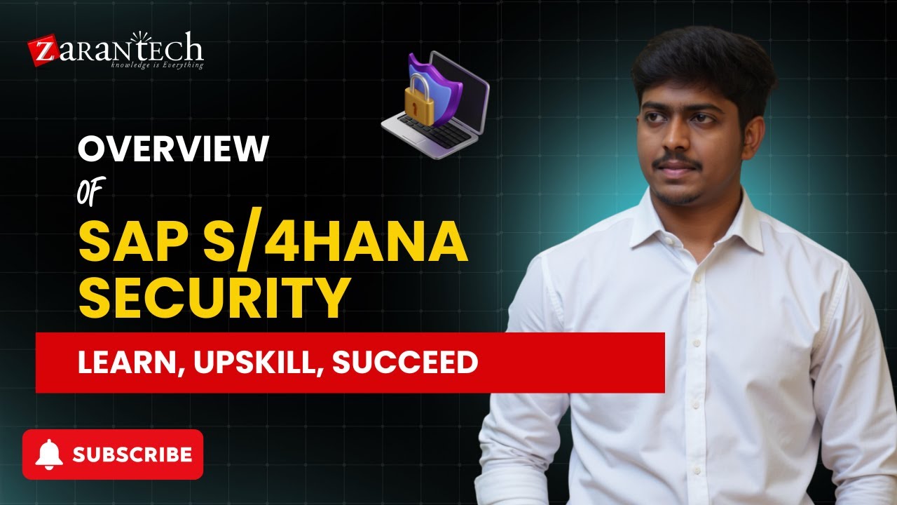 Overview of SAP S/4HANA Security | ZaranTech - YouTube