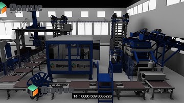 DONGYUE QT10-15 FULLY AUTOMATIC BRICKS PLANT ( WITH PALLET STACKER AND CURING ROOM )