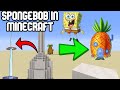 Building SpongeBob in Minecraft (Giant Needle)