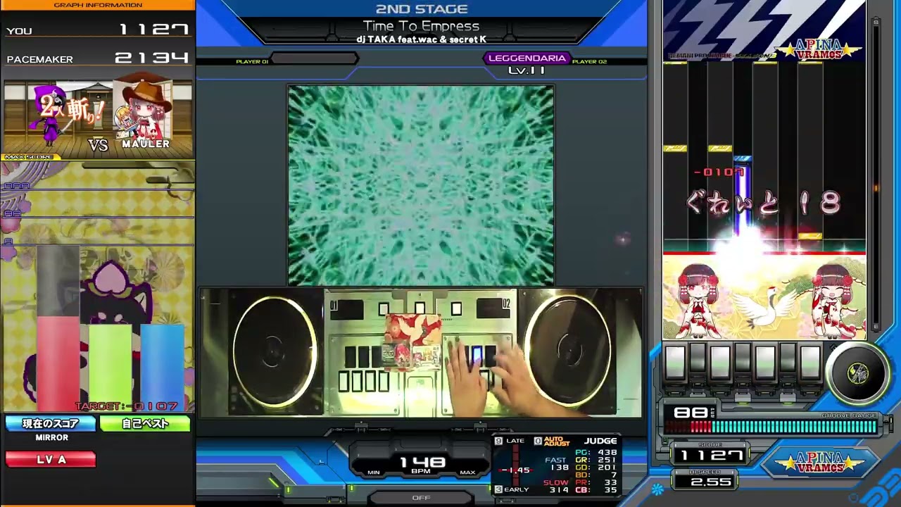 beatmania IIDX】Time To Empress(L) / dj TAKA feat.wac & secret K