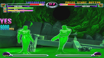 [ps2] Marvel vs. Capcom 2 all win playthrough with cheat (2nd form Abyss)