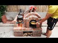 Creative Outdoor Wood Stove | Cement And Brick Ideas