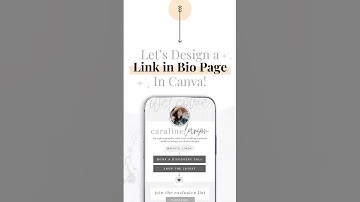 Design a Link in Bio Website template with me for Canva!
