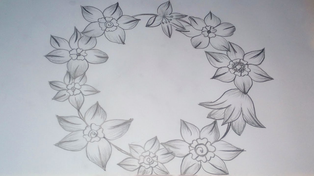 Featured image of post Flower Simple Circle Design Drawing Easy / Drawing a daisy is easy and similar to drawing a rose.