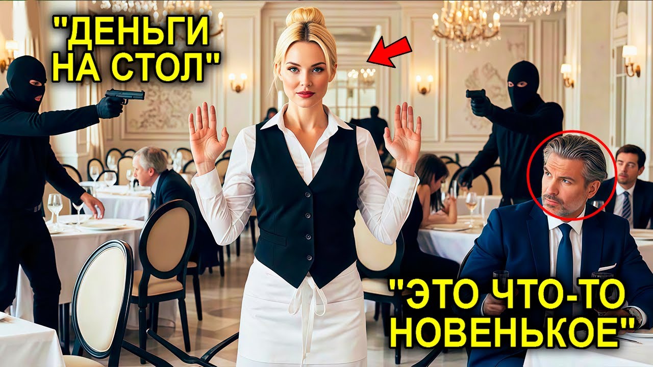 Миллионер Был Шокирован… Когда Простая Официантка Смело Встала Перед Грабителями И Потрясла Всех