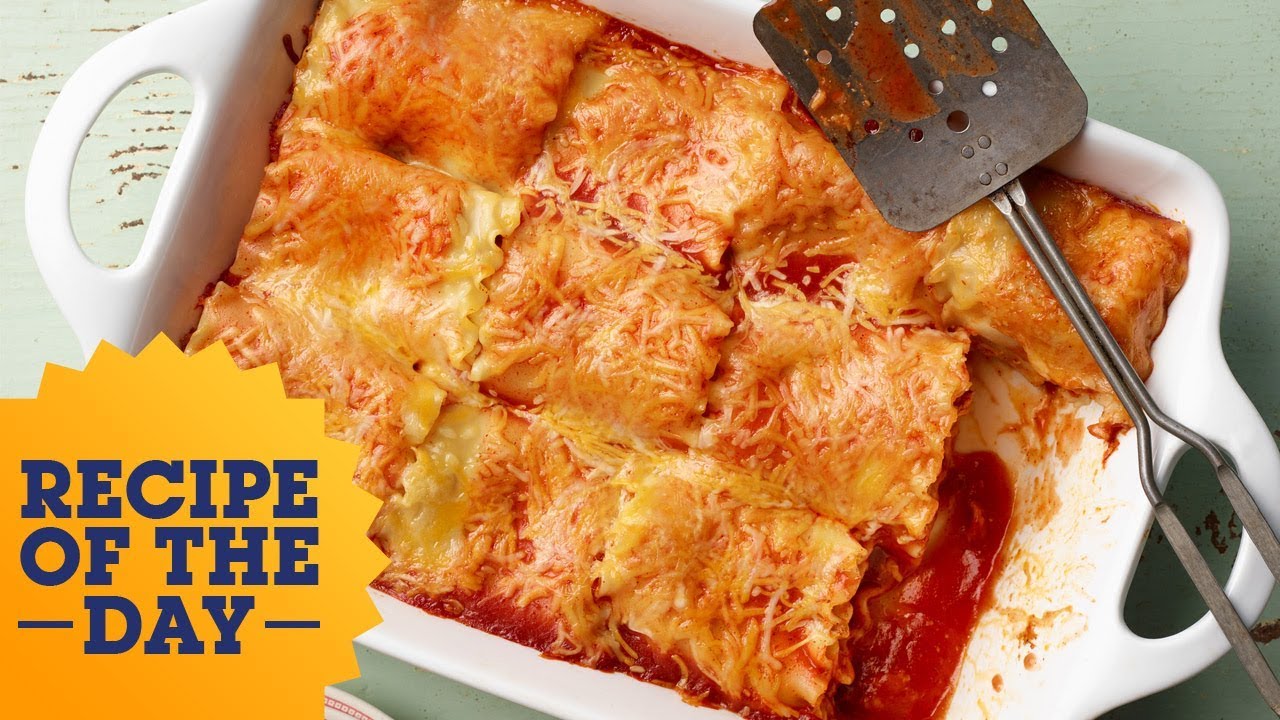 Recipe of the Day: Enchilada Lasagna Roll-Ups | Food Network