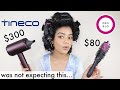 TESTING TINECO MODA ONE IONIC DRYER & CURLME DETACHABLE BRUSHES ON CURLY HAIR - HONEST OPINION