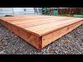Building a Floating Deck for Under $800 - NO PERMITS
