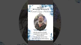 Kenneth Lenoxx Huskisson | Funeral Announcement #obituariessvg