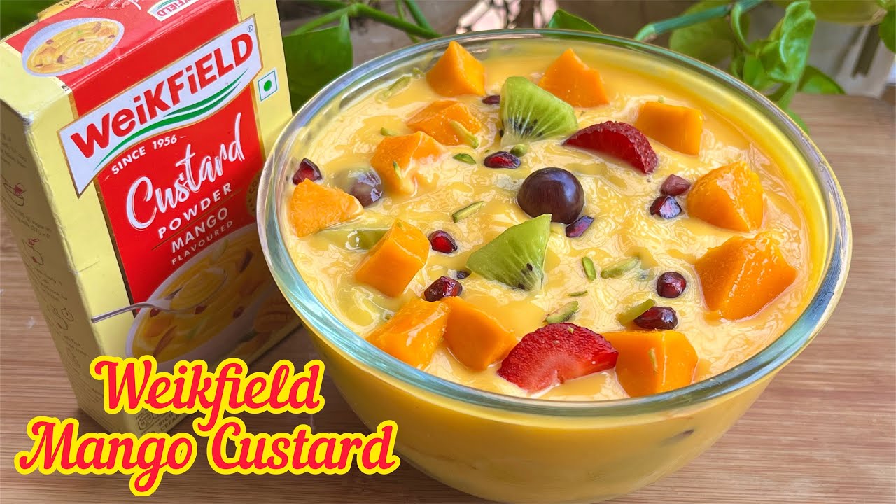 Weikfield Custard Powder Mango Flavour | Weikfield Mango Custard | Weikfield Custard Powder Recipe