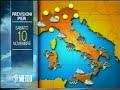 Italia 1 - Meteo - 9 Novembre 2001