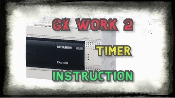 Learn basic PLC program - GX Works 2 - Timer - ( english )
