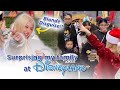 SURPRISING MY FAMILY AT DISNEYLAND! (Will they recognize me!?)