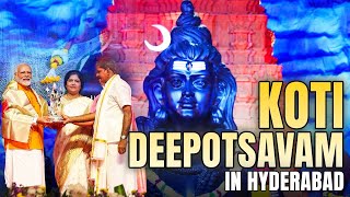LIVE: Prime Minister Narendra Modi attends Koti Deepotsavam in Hyderabad