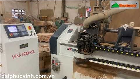 Woodmaster. Máy Tiện CNC Nạp Phôi Tự Động Có Trục Chà Nhám | WM-1500ASL