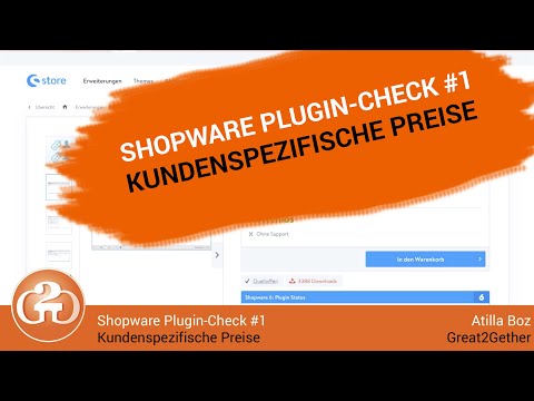 Shopware Plugin Check #1 - Kundenspezifische Preise