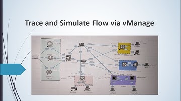 vManage Trace and Simulate flow #sdwan #viptela #ping #sdwanlab #vmanage  viptela full course