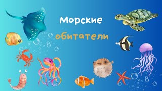 Изучаем подводный мир | Морские обитатели для детей