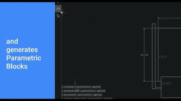 AutoConstrain 2D Parametric Blocks - BricsCAD Lite