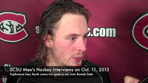 St. Cloud State Men's Hockey Interview with Joey B...