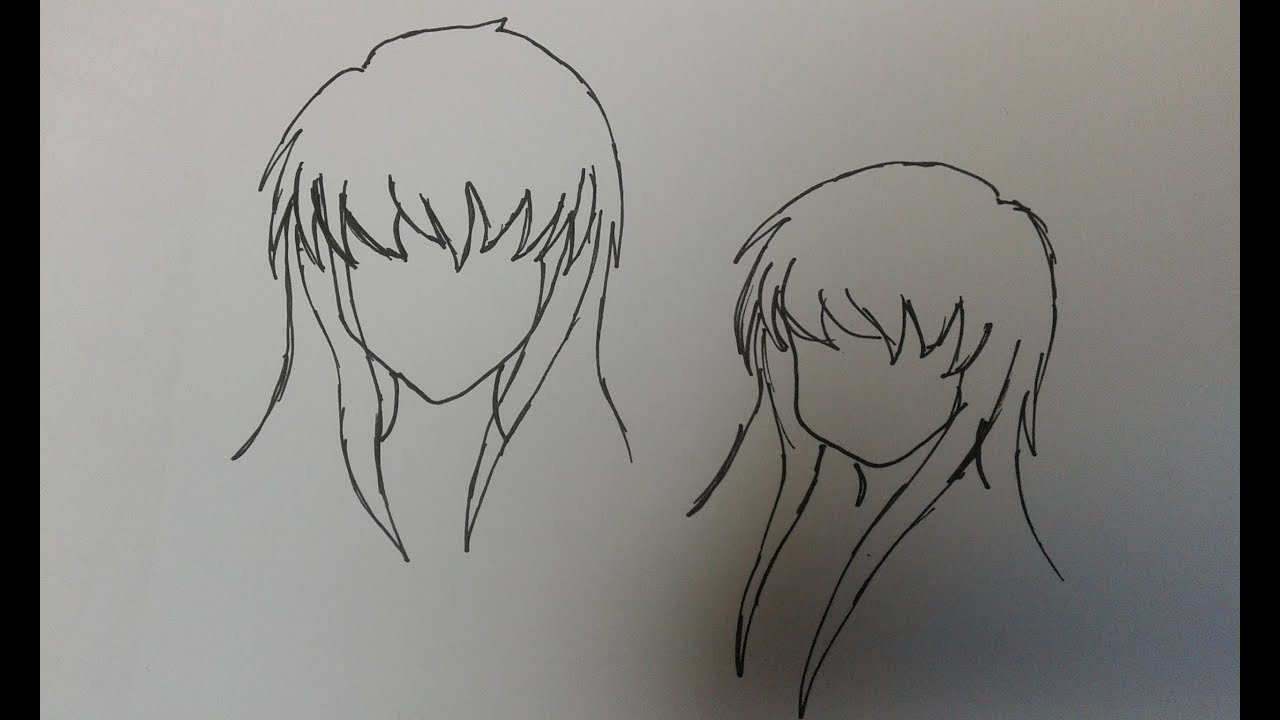 Comment Dessiner Les Cheveux Manga Fille Partie 12