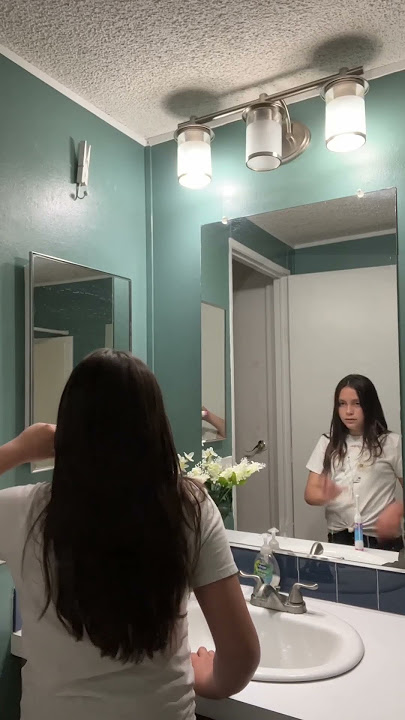 IS THAT BLOODY MARY?! #scary #mirror #vfx #youtubeshort #exciting #creepy #watchout #fear #night