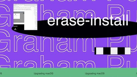 erase install jss - jamf pro config overview. How to use it to update macOS and erase and install