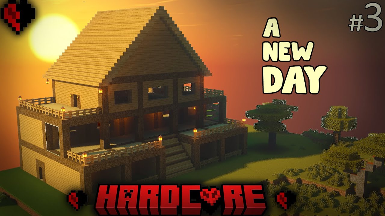 Making a Massive House In Hardcore World | Minecraft Hardcore Series ...