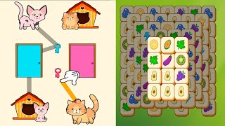 Cat Rush Puzzle VS Tile Master 2D - All Level Gameplay Android iOS Ep1 screenshot 5
