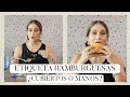 Cómo comer hamburguesa correctamente, ¿con la mano o con cubiertos?