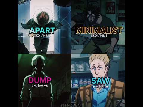 Apart Vs Minimalist Vs Saw Vs Dump Sakamoto Days SS1 Shorts Sakamotodays