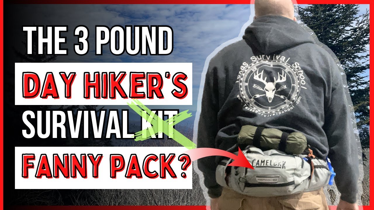 What’s In The 3 LB DAY HIKER’S FANNY PACK? backpacking hiking 