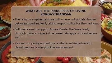 What Are The Principles Of Living Zoroastrianism? - Middle East Explorers
