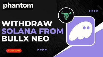 How To Withdraw Solana From BullX NEO To Phantom Wallet !