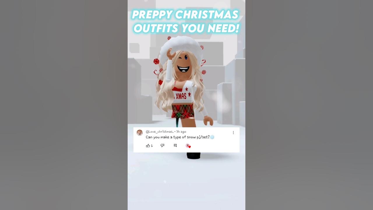 roblox preppy christmas outfit ideas ❄️🎄❤️ user: preppykayxox #preppy