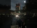 The reaction at Niagara Falls during the total solar eclipse