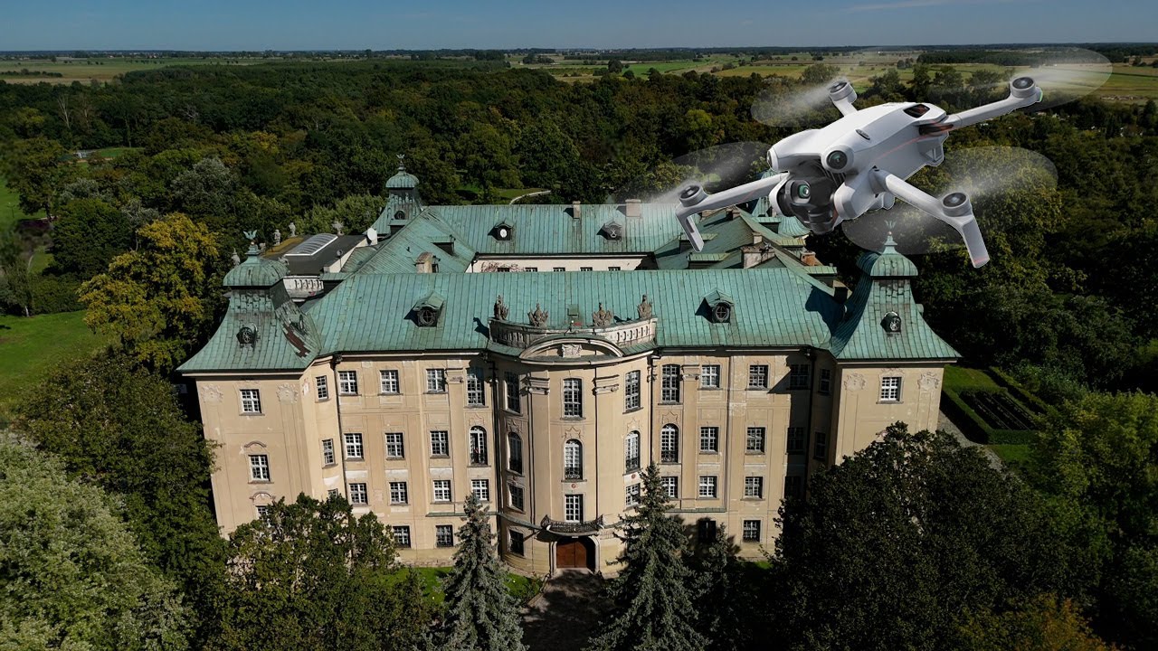 Zamek królewski w Rydzynie z lotu drona 4K | Longmannn