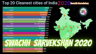 Top 20 Cleanest cities in India | swachh survekshan 2020