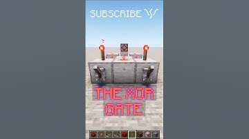 Use the XOR GATE to get power when ONLY ONE INPUT IS ON | Redstone with PsiVolt #minecraft #redstone