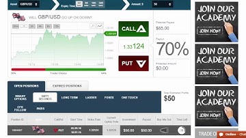 Auto Binary Signals (Main ABS) Video 2 Live Trading - September 5th 2016