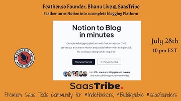 Use Notion for Blogging with Feather.so - notion blog